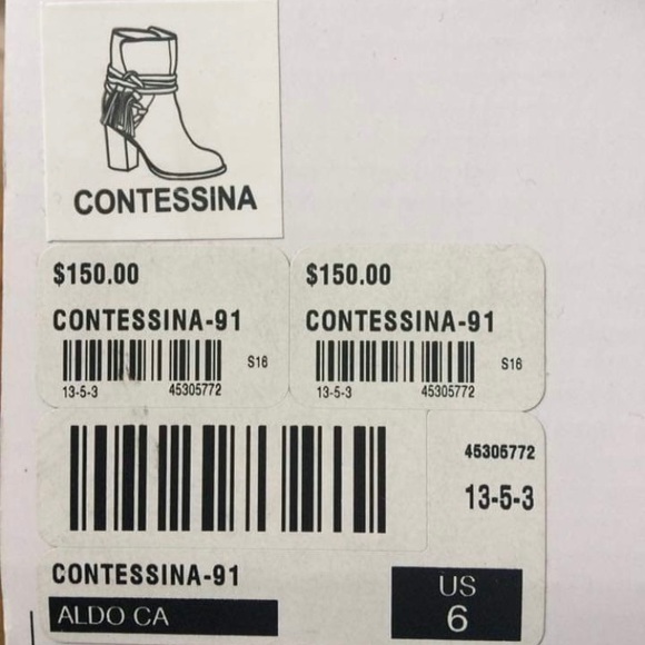 ALDO black suede boots. - Picture 5 of 5